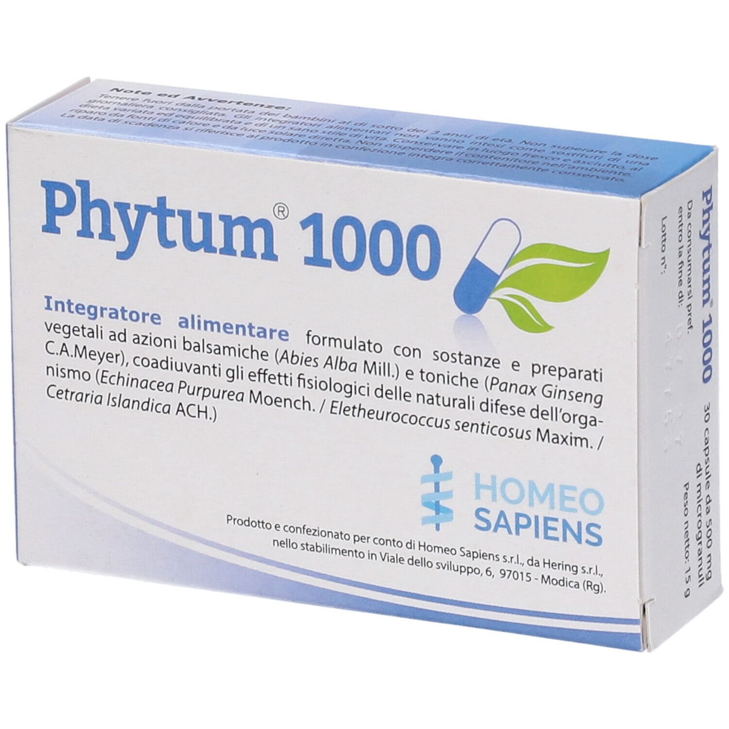 Phytum 1000 30 Capsule 500 Mg