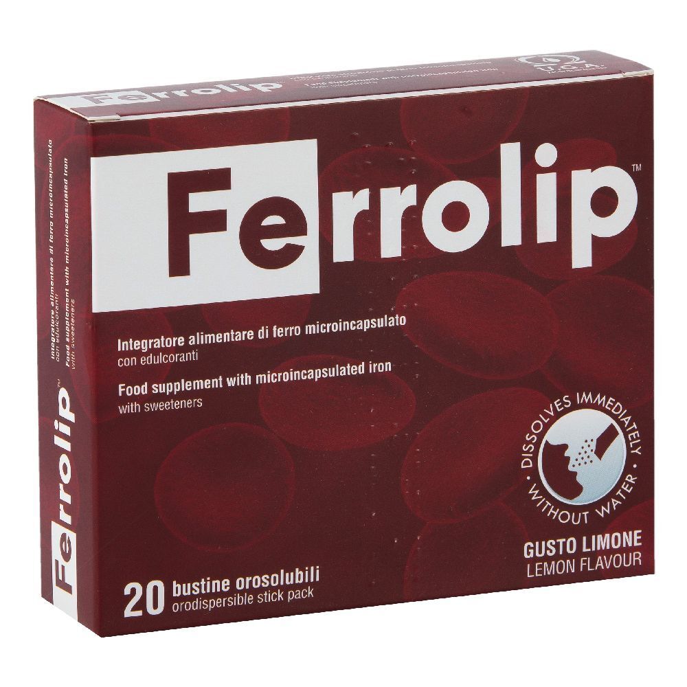 Ferrolip 20 Bustine Orosolubili Gusto Limone