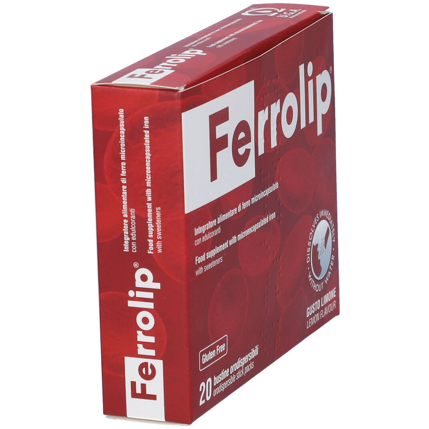 Ferrolip 20 Bustine Orosolubili Gusto Limone