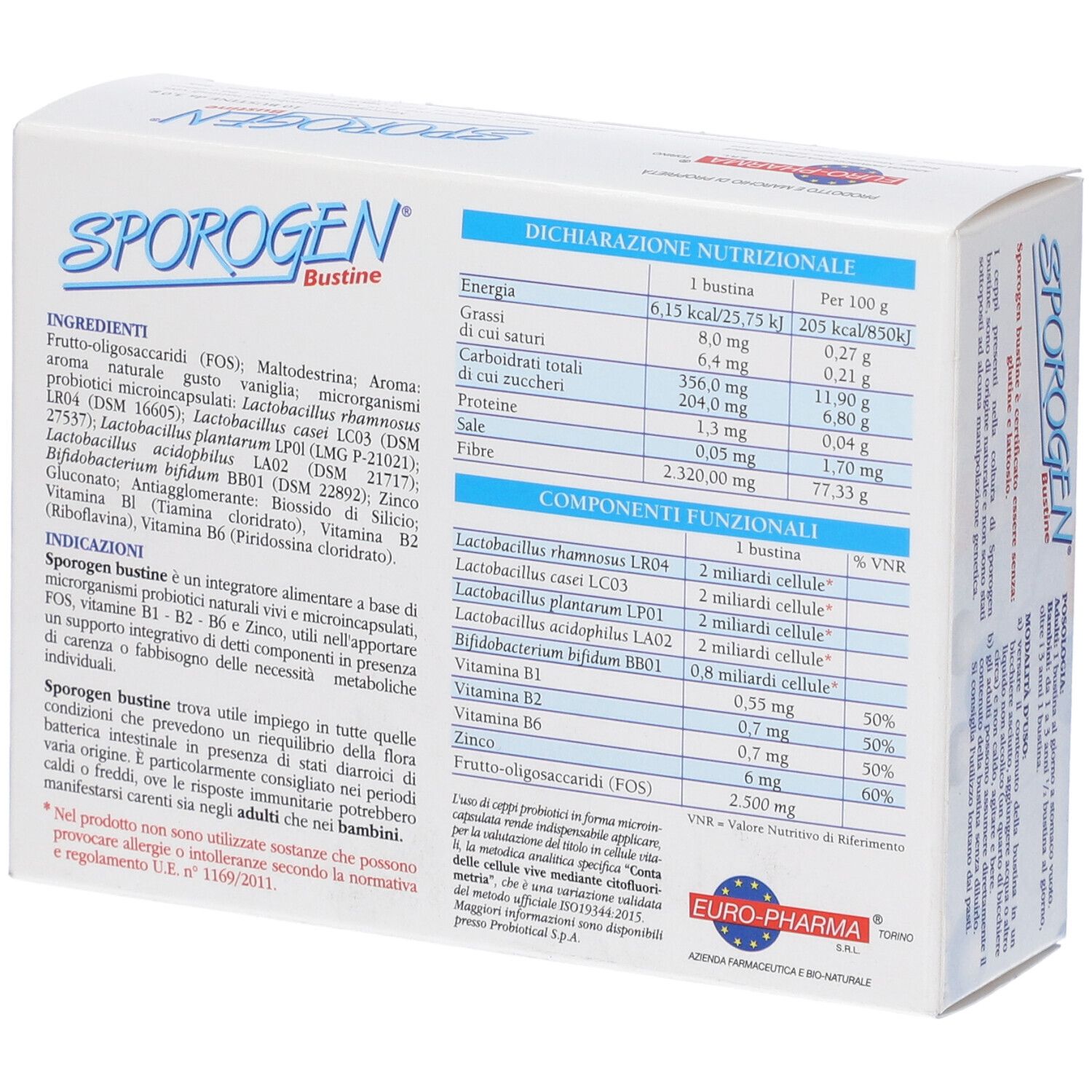 Sporogen 10 Bustine