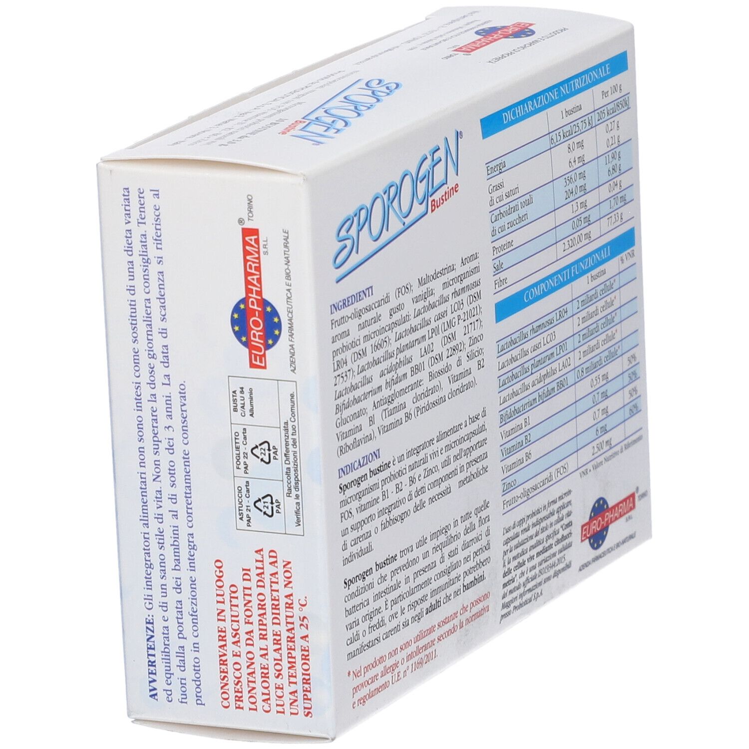Sporogen 10 Bustine