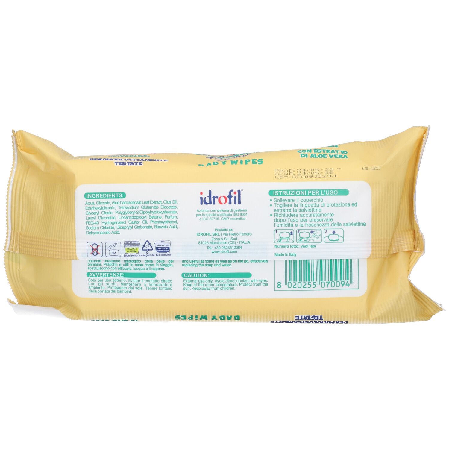 Idrofil Salviettine Baby