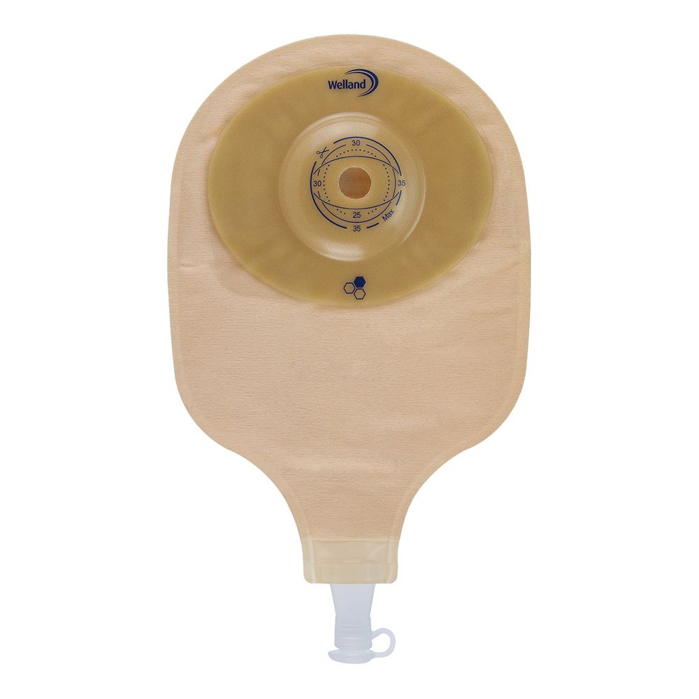 Sacca Per Urostomia Trasparente Ritagliabile Aurum Profile Uro Midi Diametro 13-25 Mm Inizio Convessita' 25 Mm 10 Pezzi