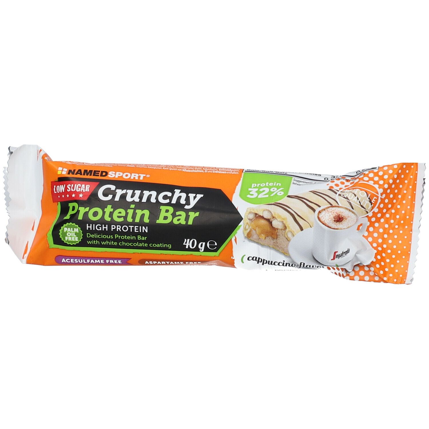 NAMED SPORT® Crunchy Protein Bar Cappuccino 40 g