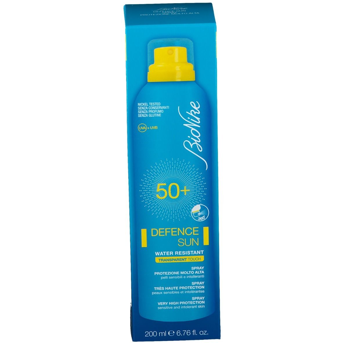 BioNike Defence Sun Transparent Touch SPF50+