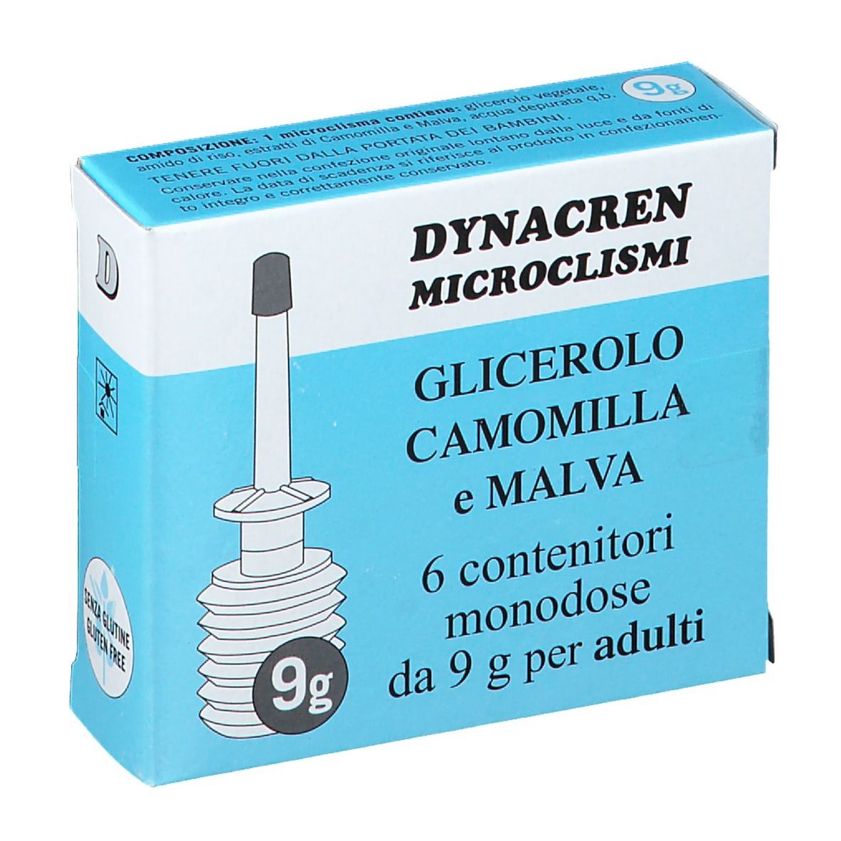 Dynacren Microclism Glicerolo Camomilla e Malva