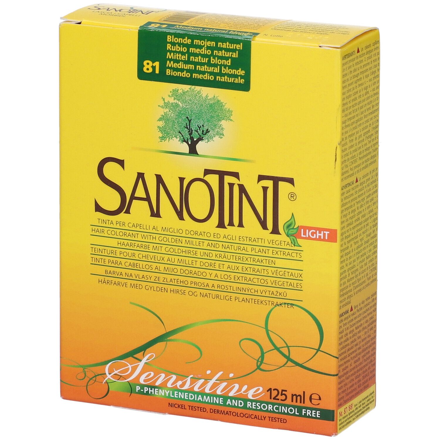 Sanotint Light Biondo Medio Naturale 81 125 Ml