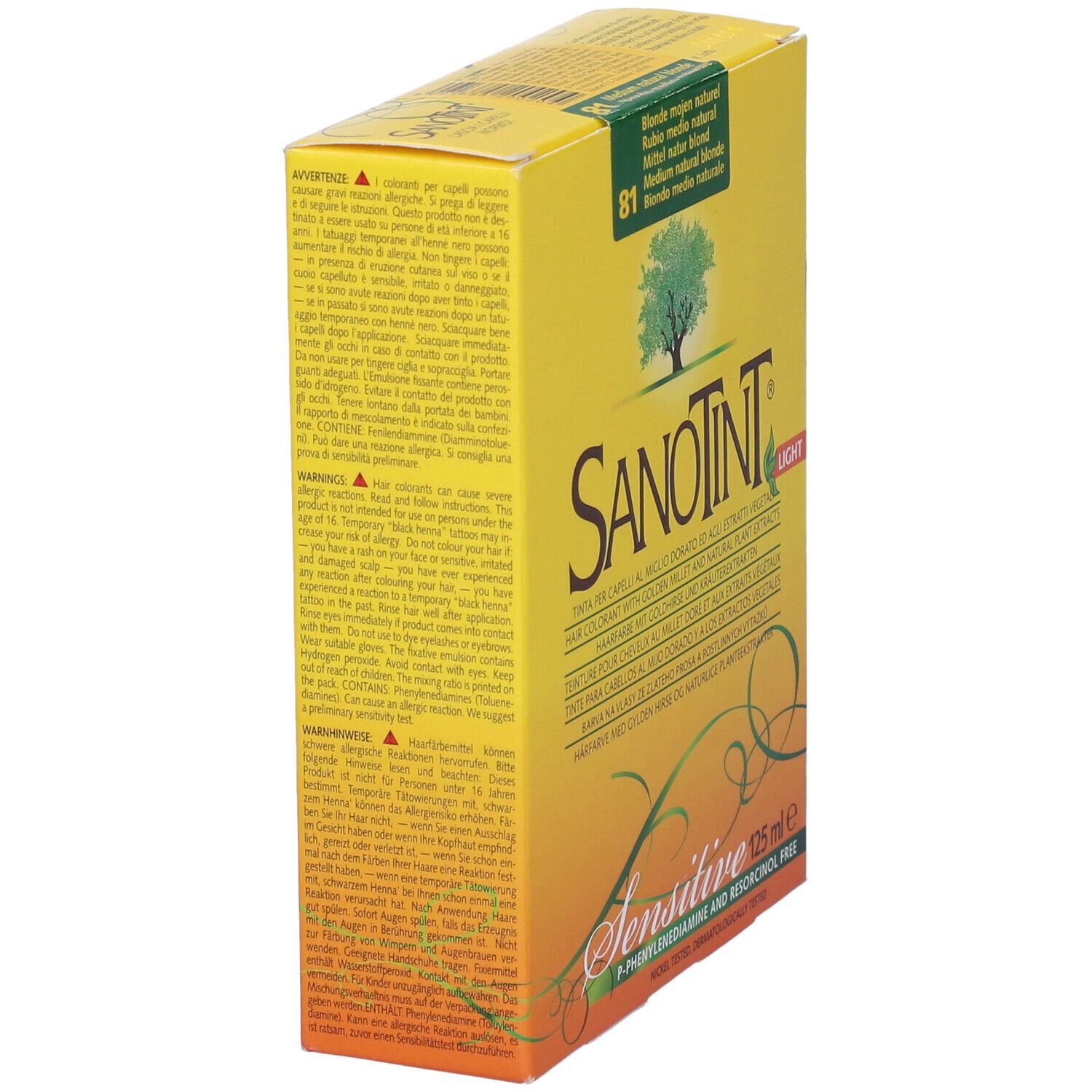 Sanotint Light Biondo Medio Naturale 81 125 Ml