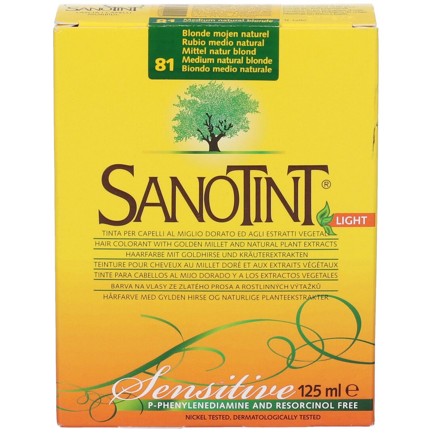 Sanotint Light Biondo Medio Naturale 81 125 Ml