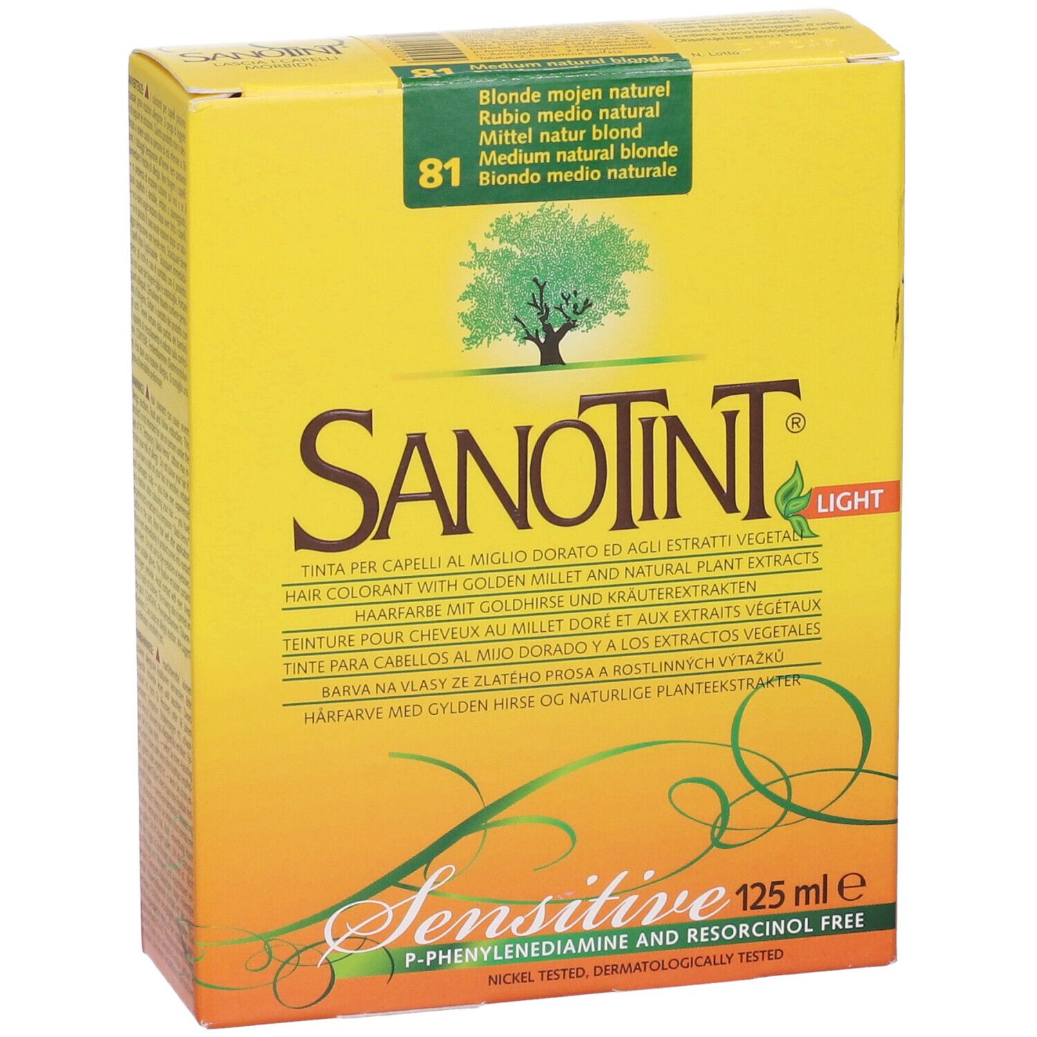 Sanotint Light Biondo Medio Naturale 81 125 Ml