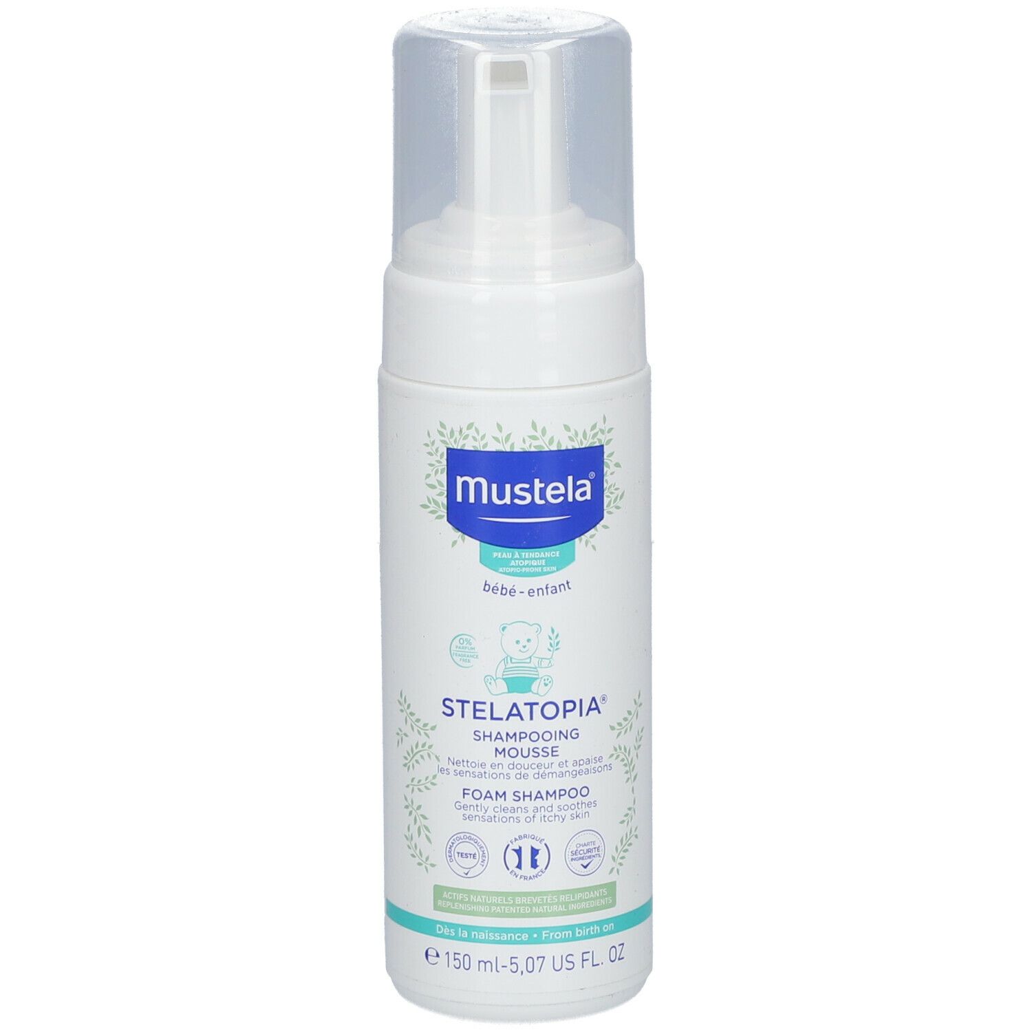 Mustela®  MOUSSE Stelatopia Shampoo Mousse DETERSIONE QUOTIDIANA PELLE ATOPICA