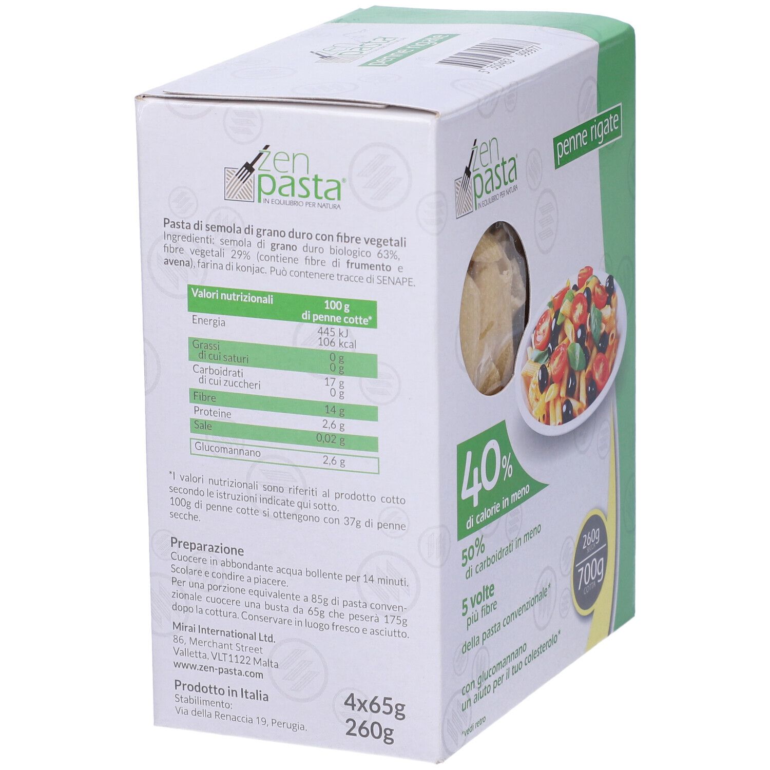 Zenpasta Penne Rigate Konjac