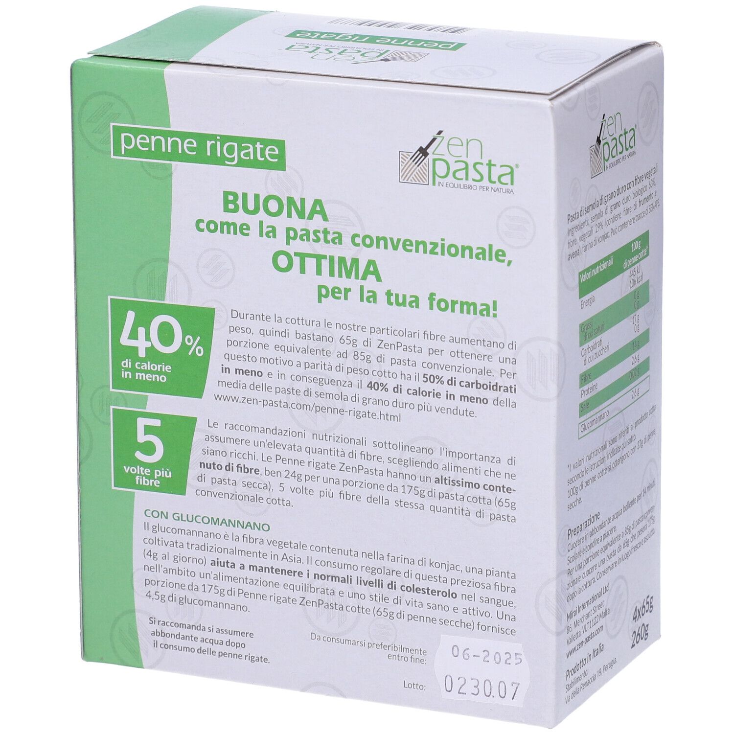 Zenpasta Penne Rigate Konjac