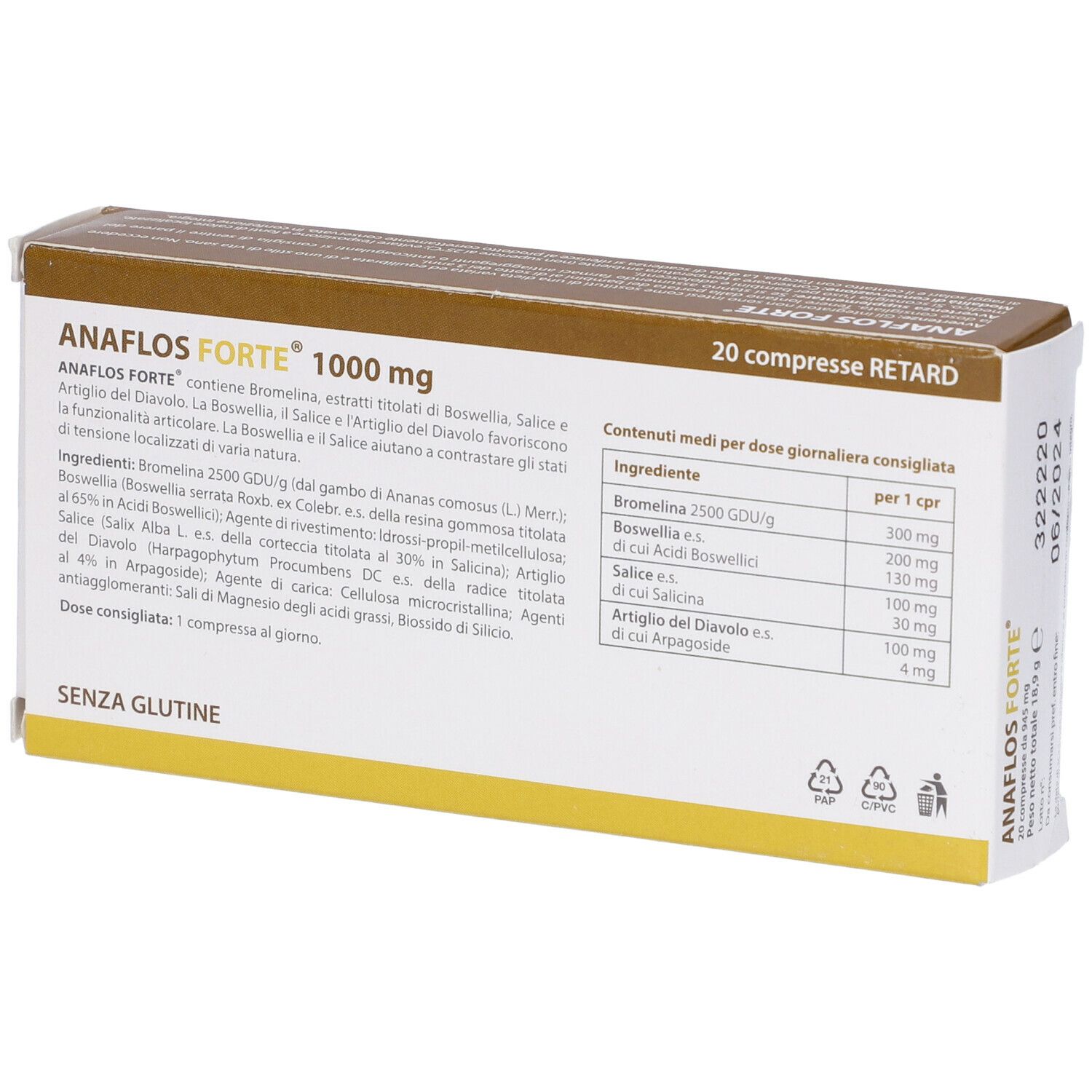 Anaflos Forte 20 Compresse