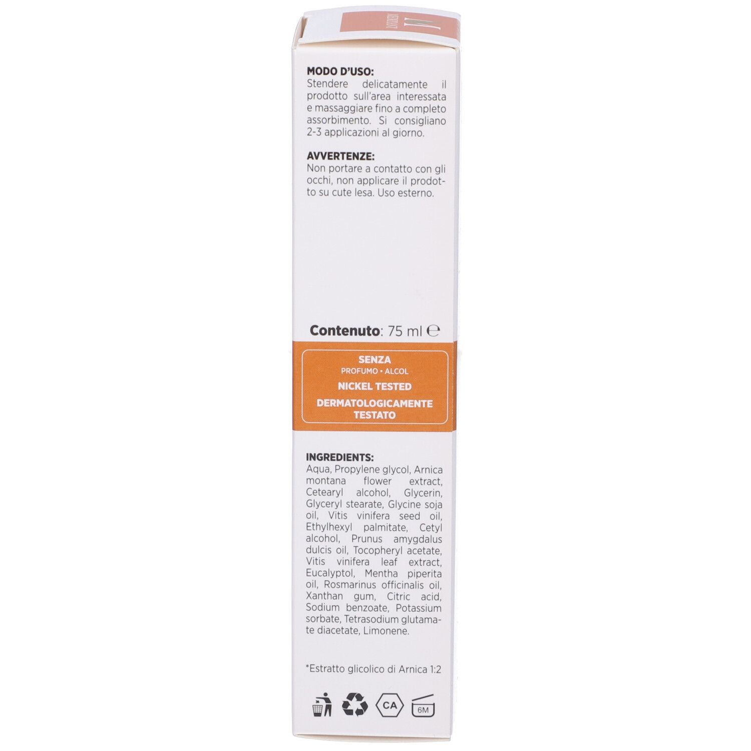 Arnica 35% Crema Tubo 75Ml