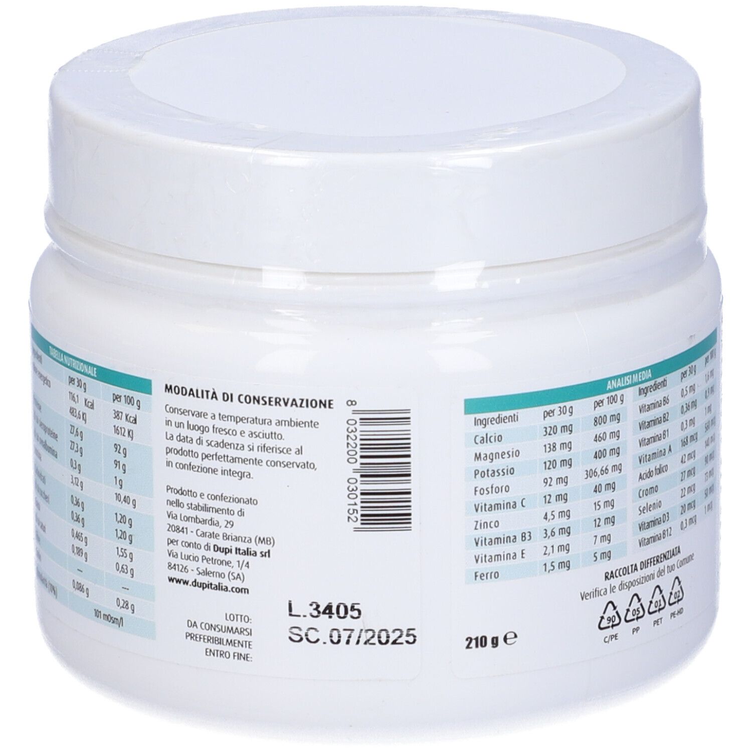 Protonic S Gusto Neutro 210 G