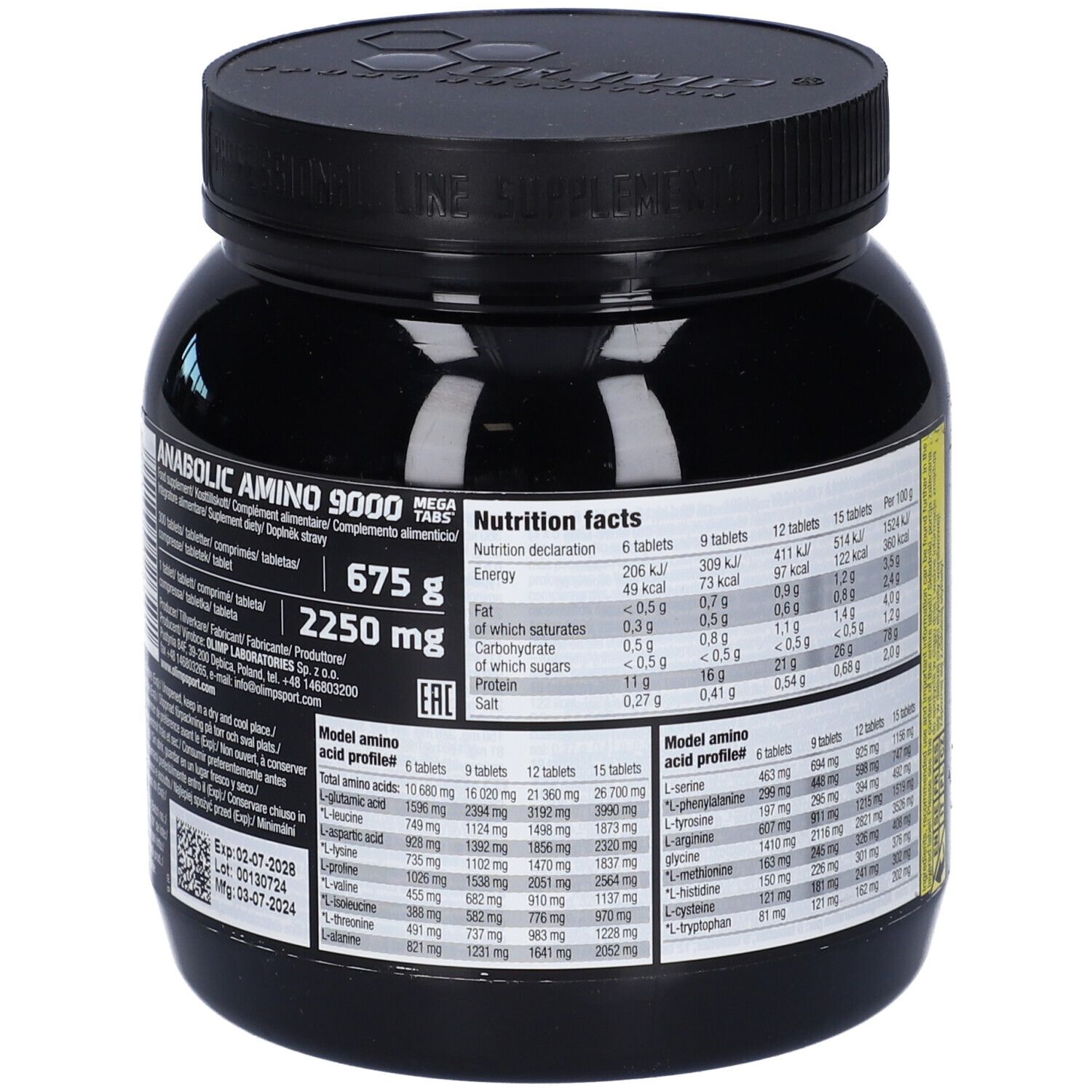 Olimp Anabolic Amino 9000 Mega Tabs