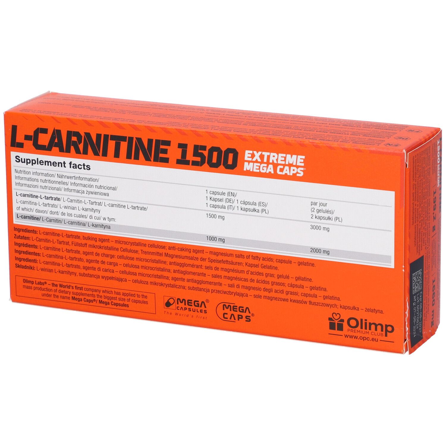 Olimp L-Carnitine 1500 Extreme Mega Capsule