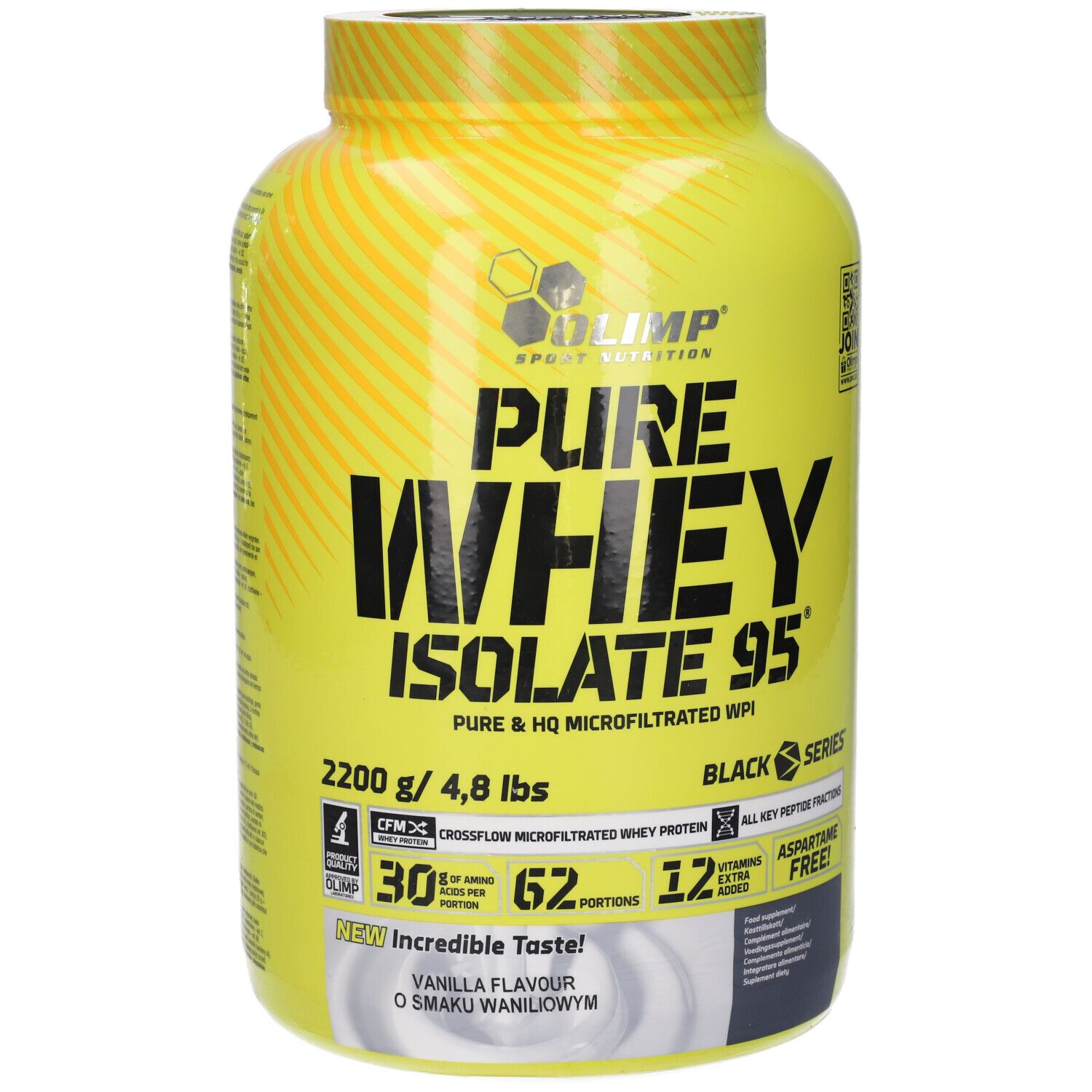 Olimp Pure Whey Isolate 95 Gusto Vanilla Polvere