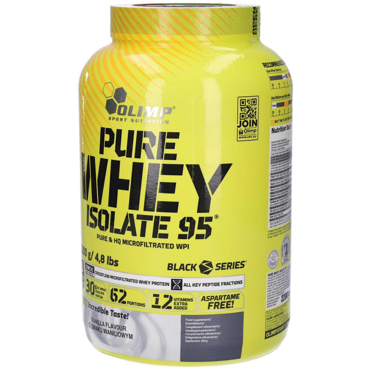 Olimp Pure Whey Isolate 95 Gusto Vanilla Polvere