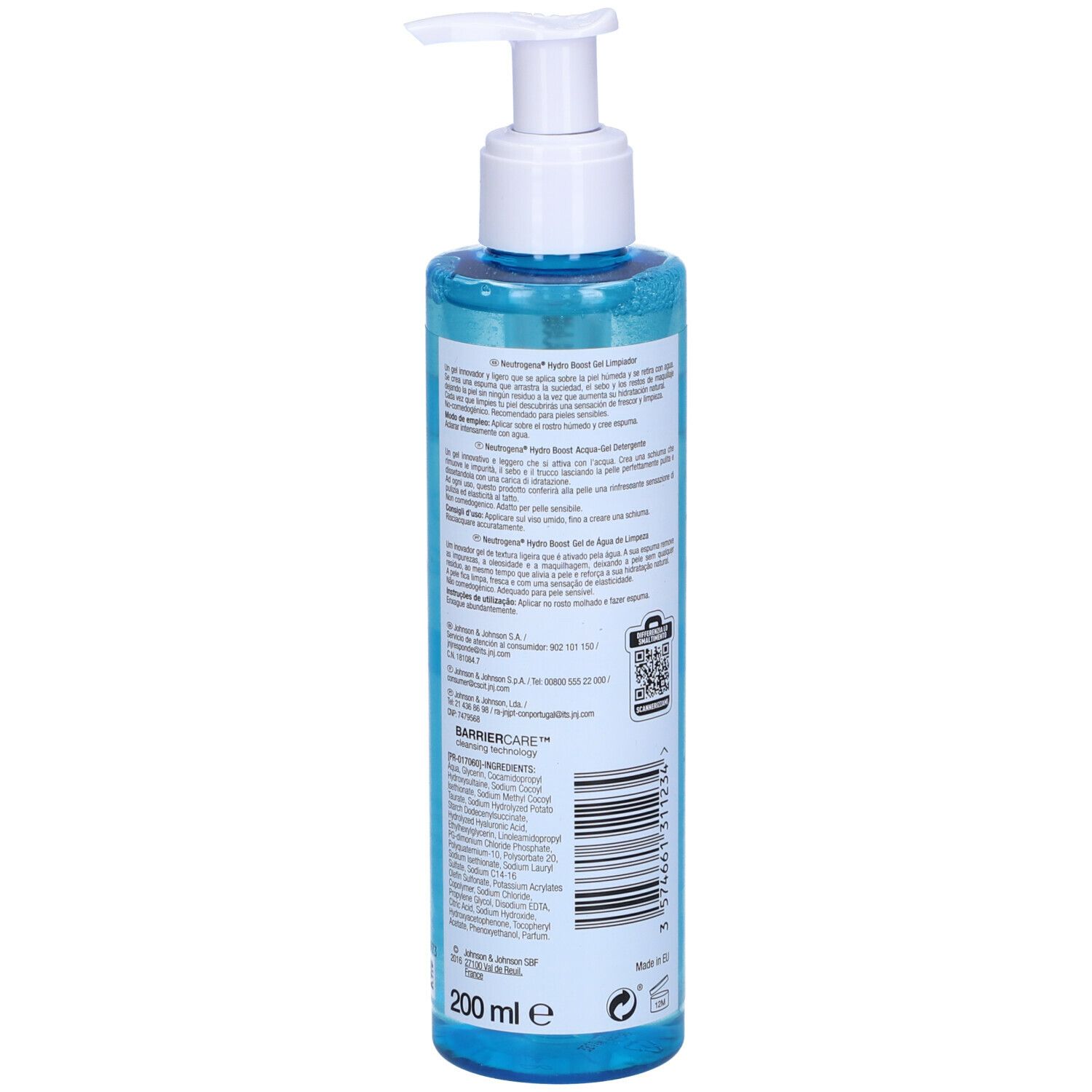 Neutrogena® Hydro Boost® Acqua-Gel Detergente