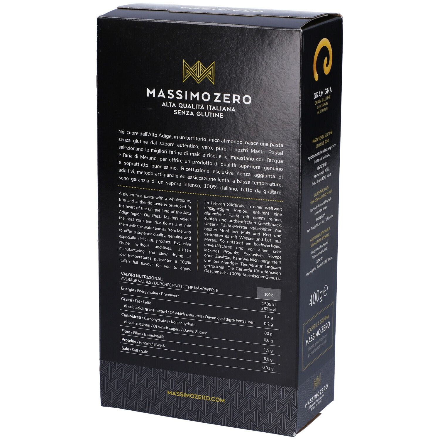 Massimo Zero Gramigna 400G