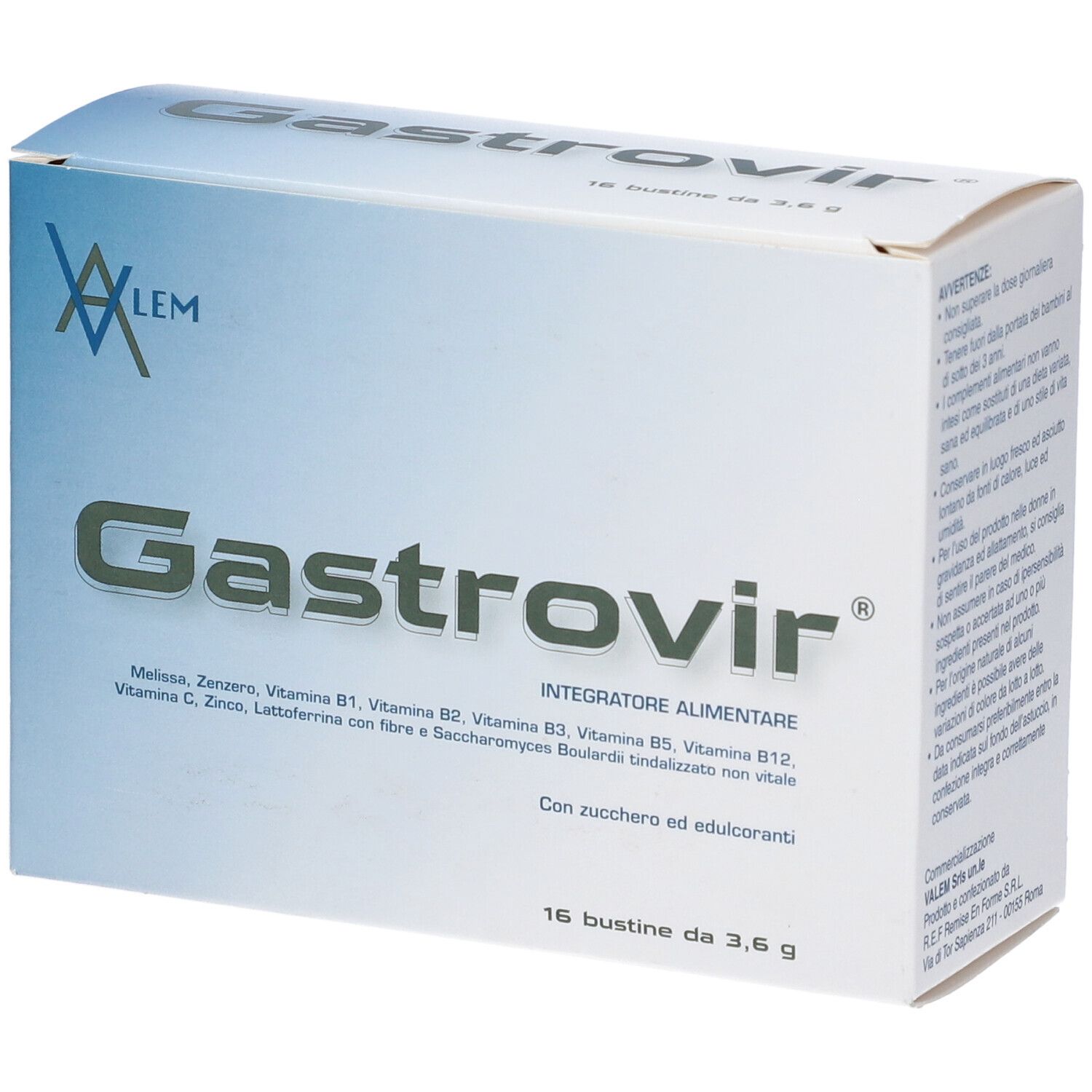 Gastrovir 16 Bustine