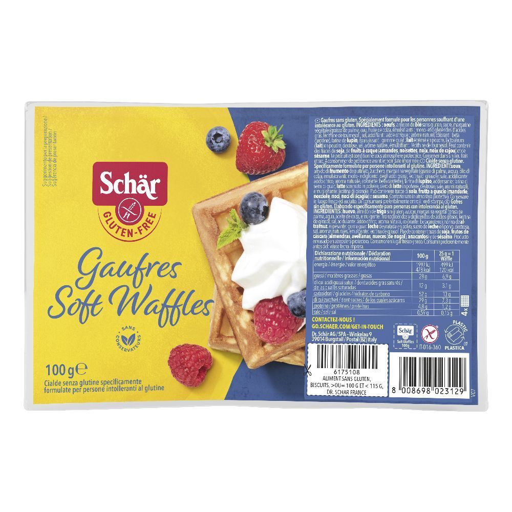 Schär Soft Waffles Senza Glutine