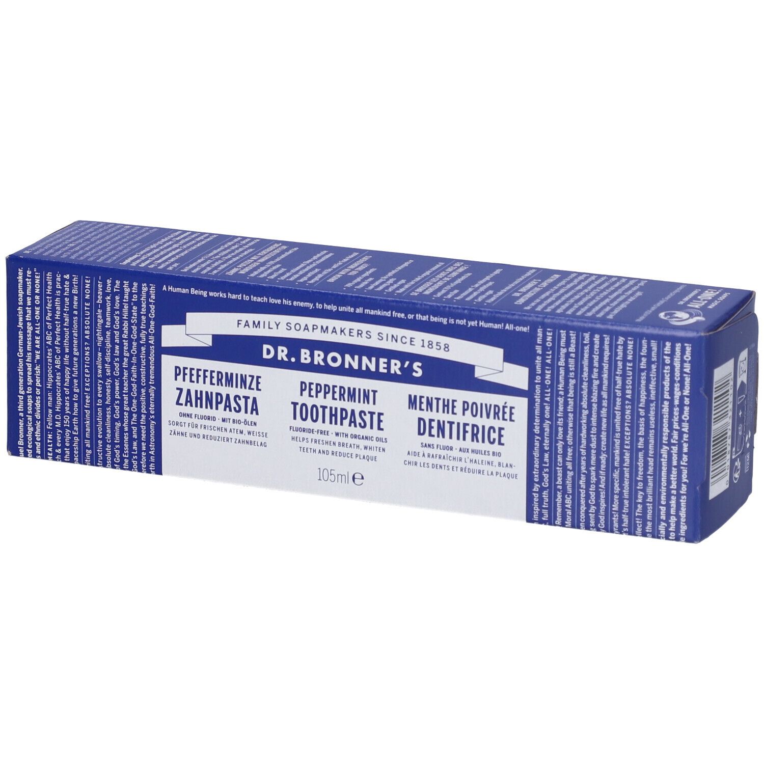 Dr. Bronner’s All-One Dentifricio Gusto Menta Piperita 140 g