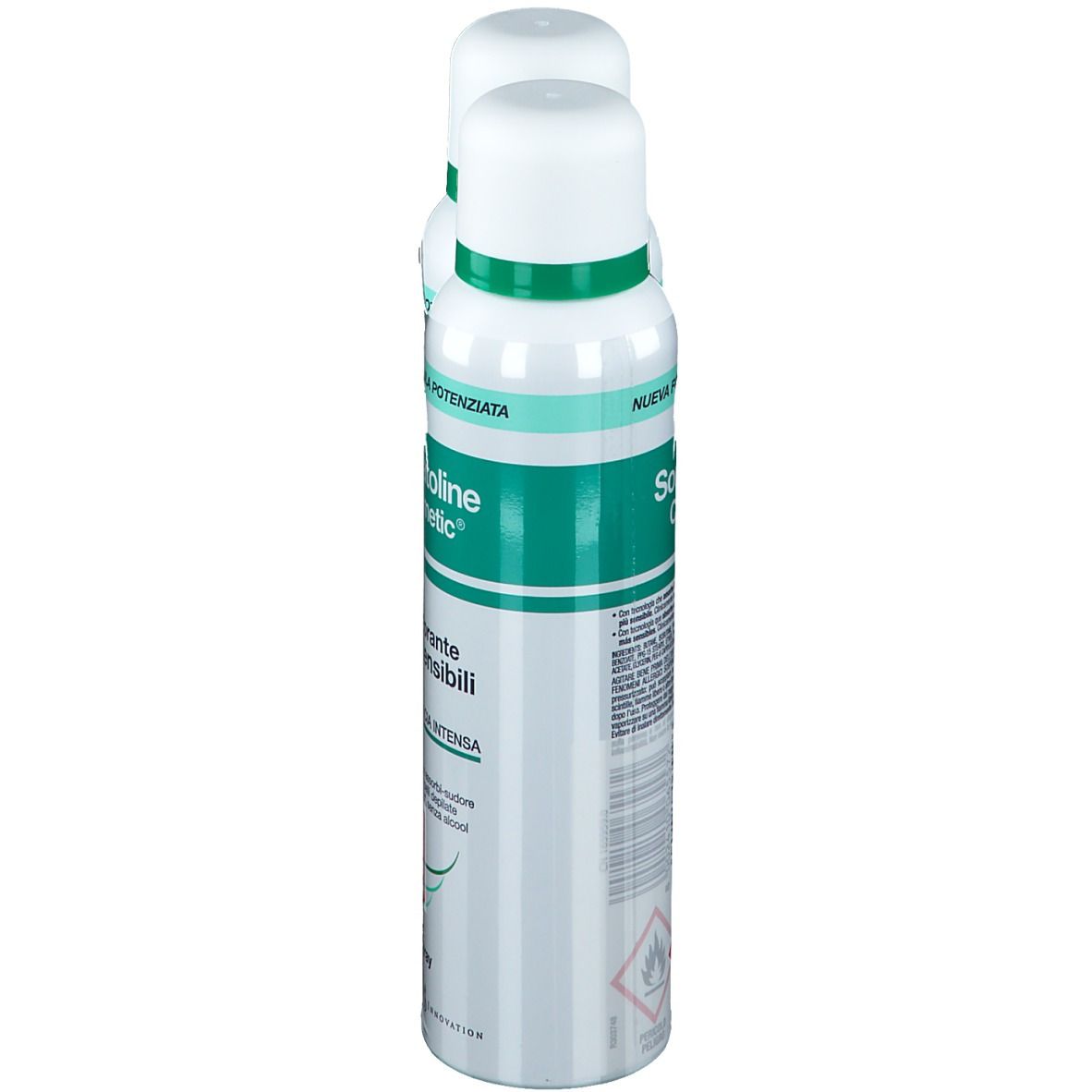 Somatoline Cosmetic® Deodorante Pelli Sensibili Spray, Duo Pack