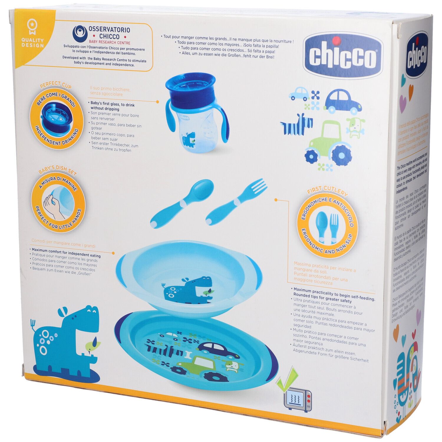 Chicco Set Pappa 12 Mesi+ Azzurro