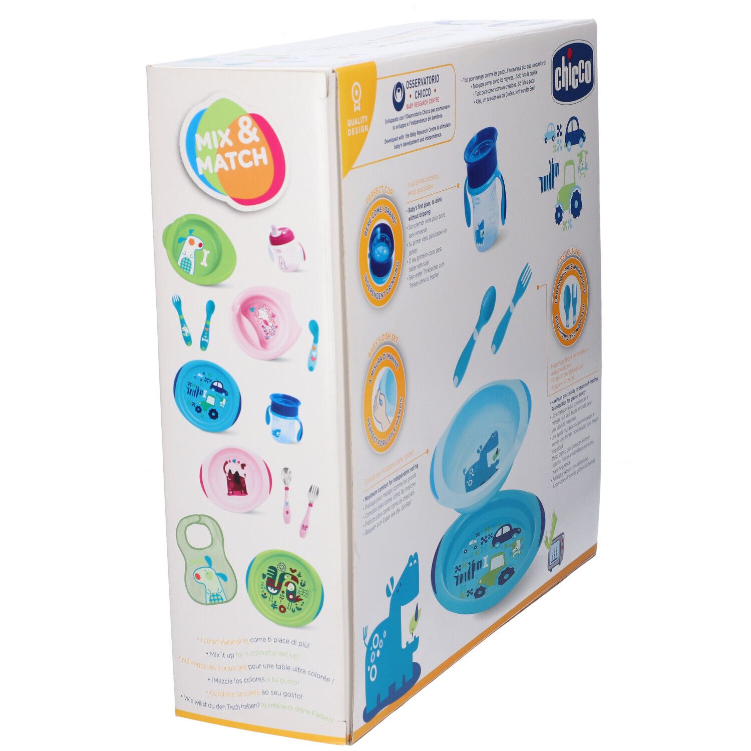 Chicco Set Pappa 12 Mesi+ Azzurro