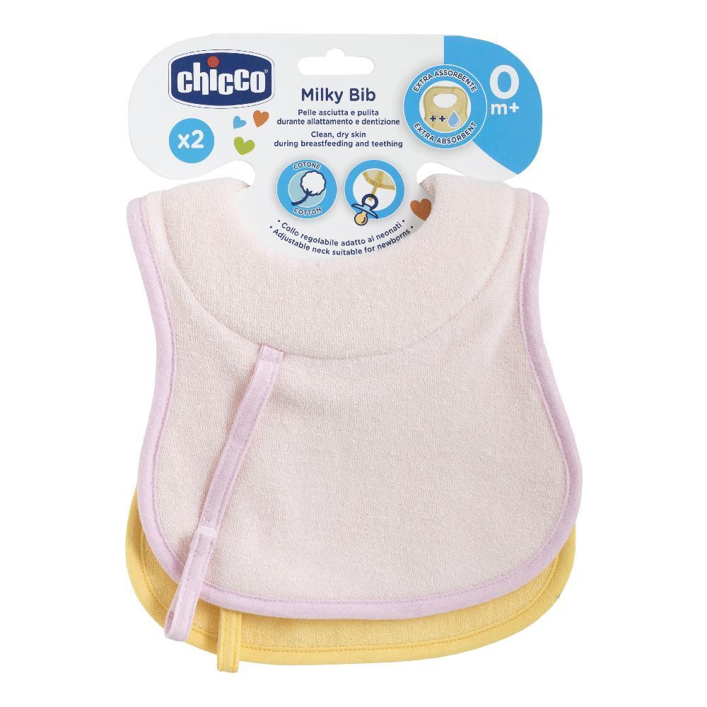 Chicco Bavagline 0M+ 2Pz Rosa