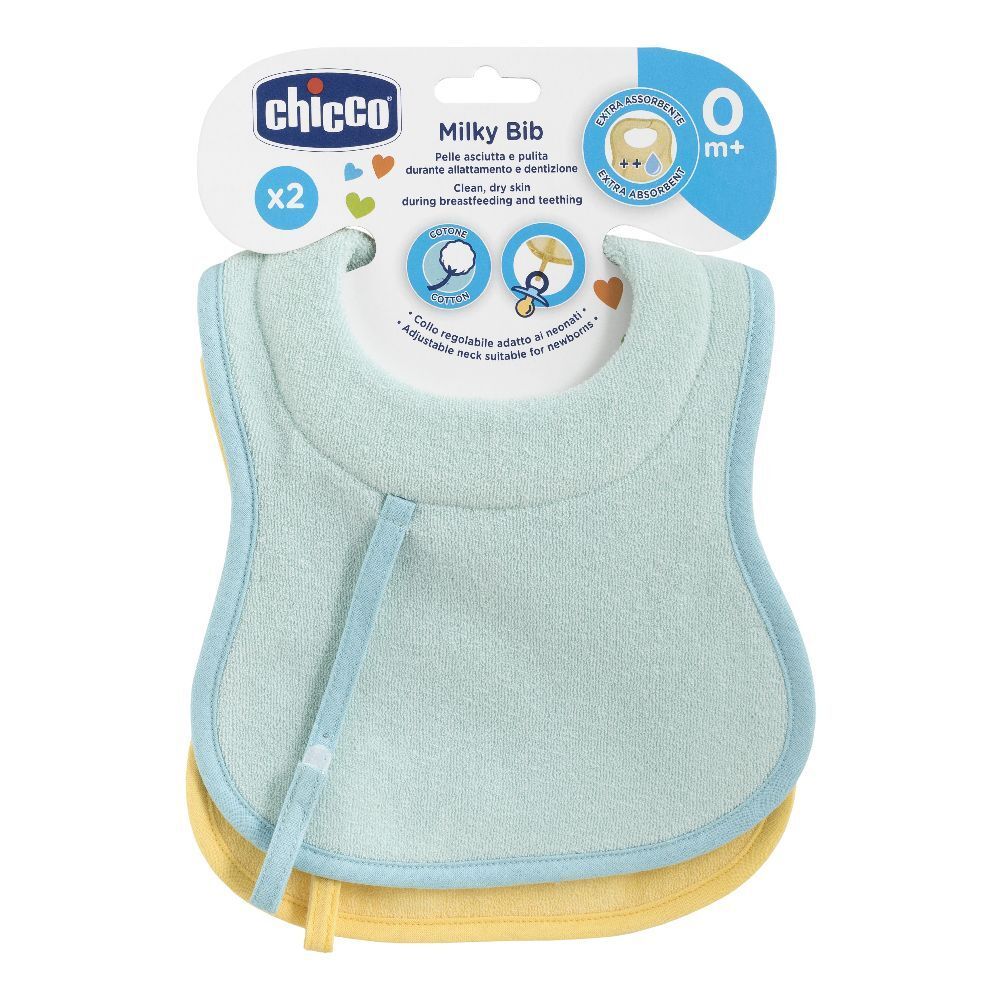 Chicco Bavagline 0M+ 2Pz Azzurro