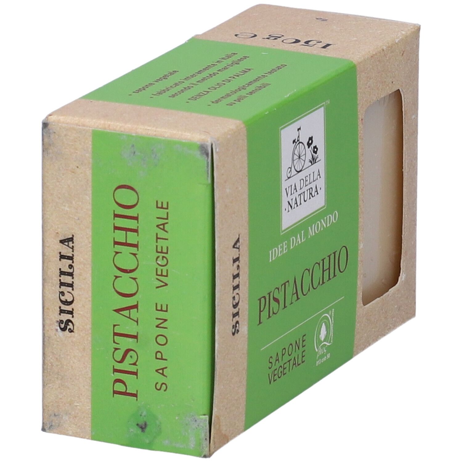 Via Della Natura Idee Dal Mondosapone Pistacchio Sicilia 150 G