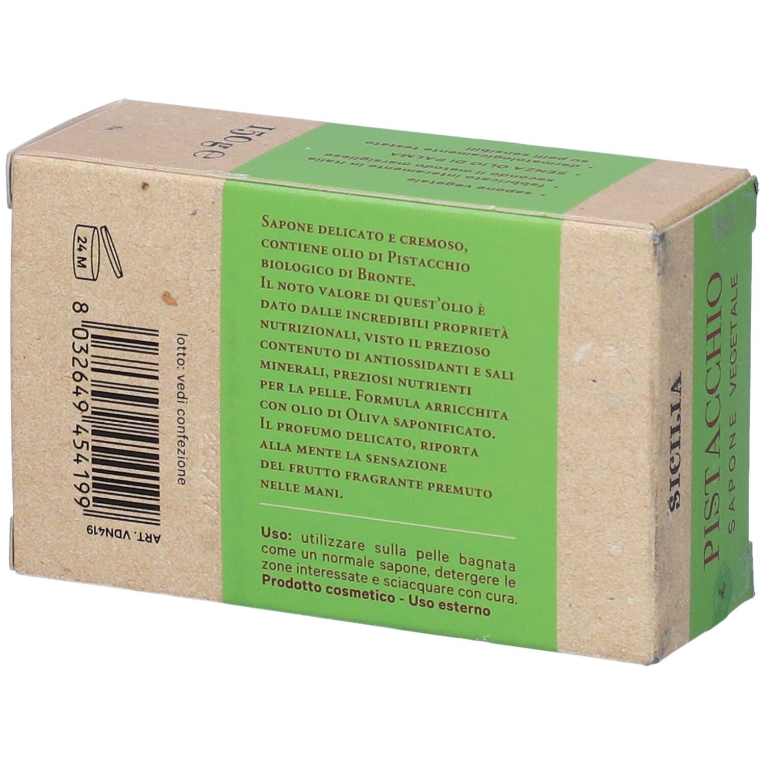 Via Della Natura Idee Dal Mondosapone Pistacchio Sicilia 150 G