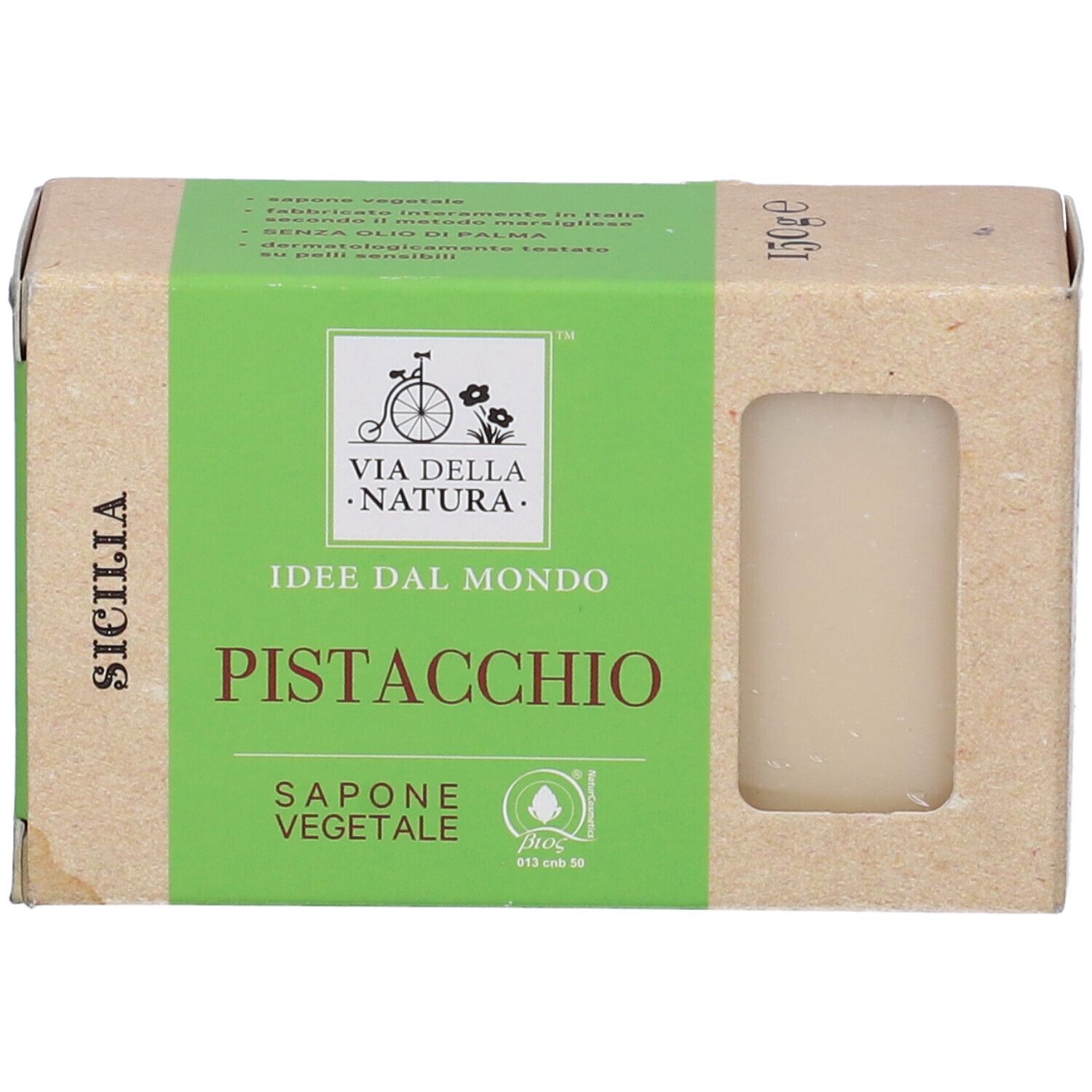 Via Della Natura Idee Dal Mondosapone Pistacchio Sicilia 150 G