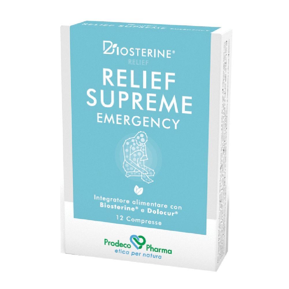 Biosterine Relief Supreme Emergency 12 Compresse