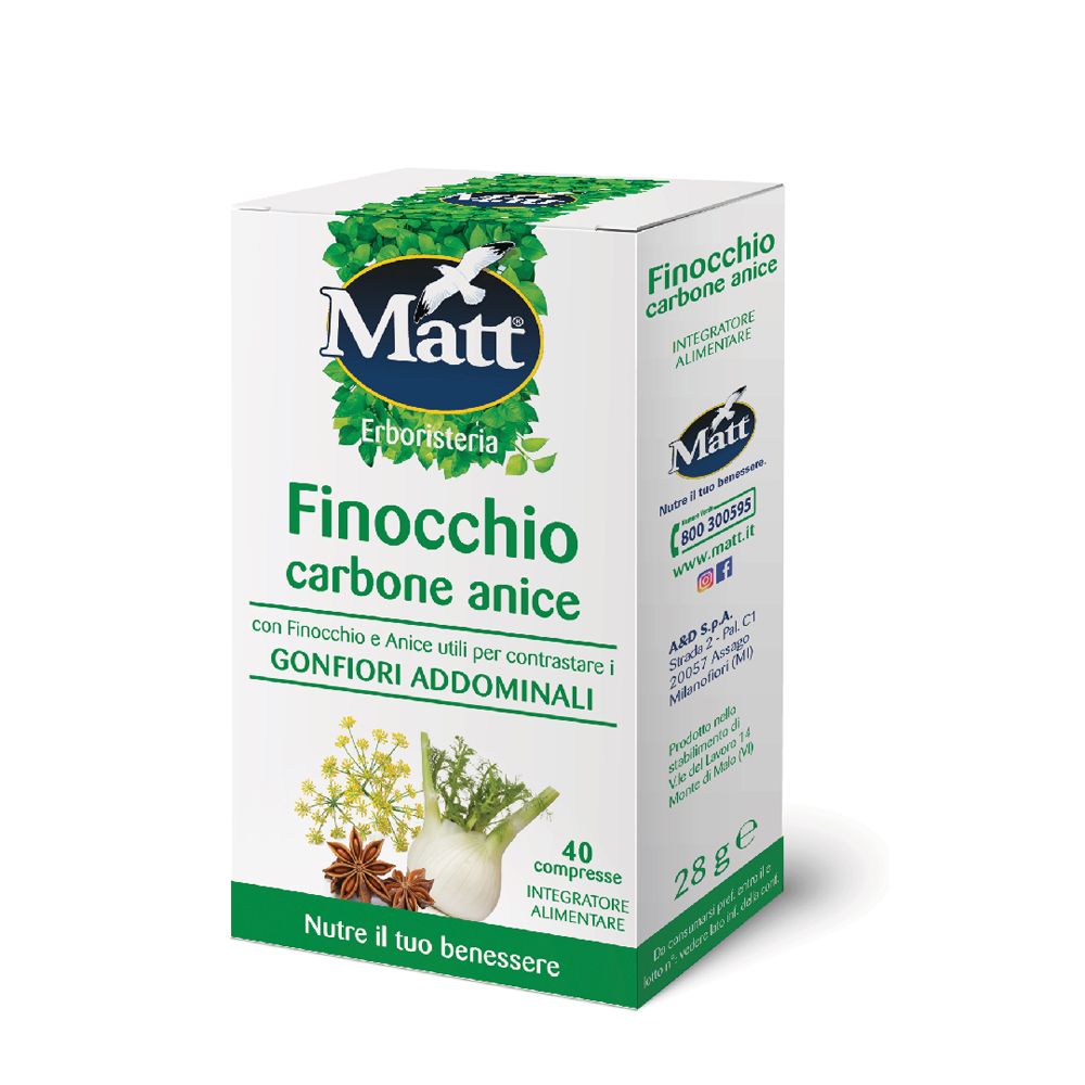 Matt Erboristeria Carciofo tarassaco, 40 compresse.