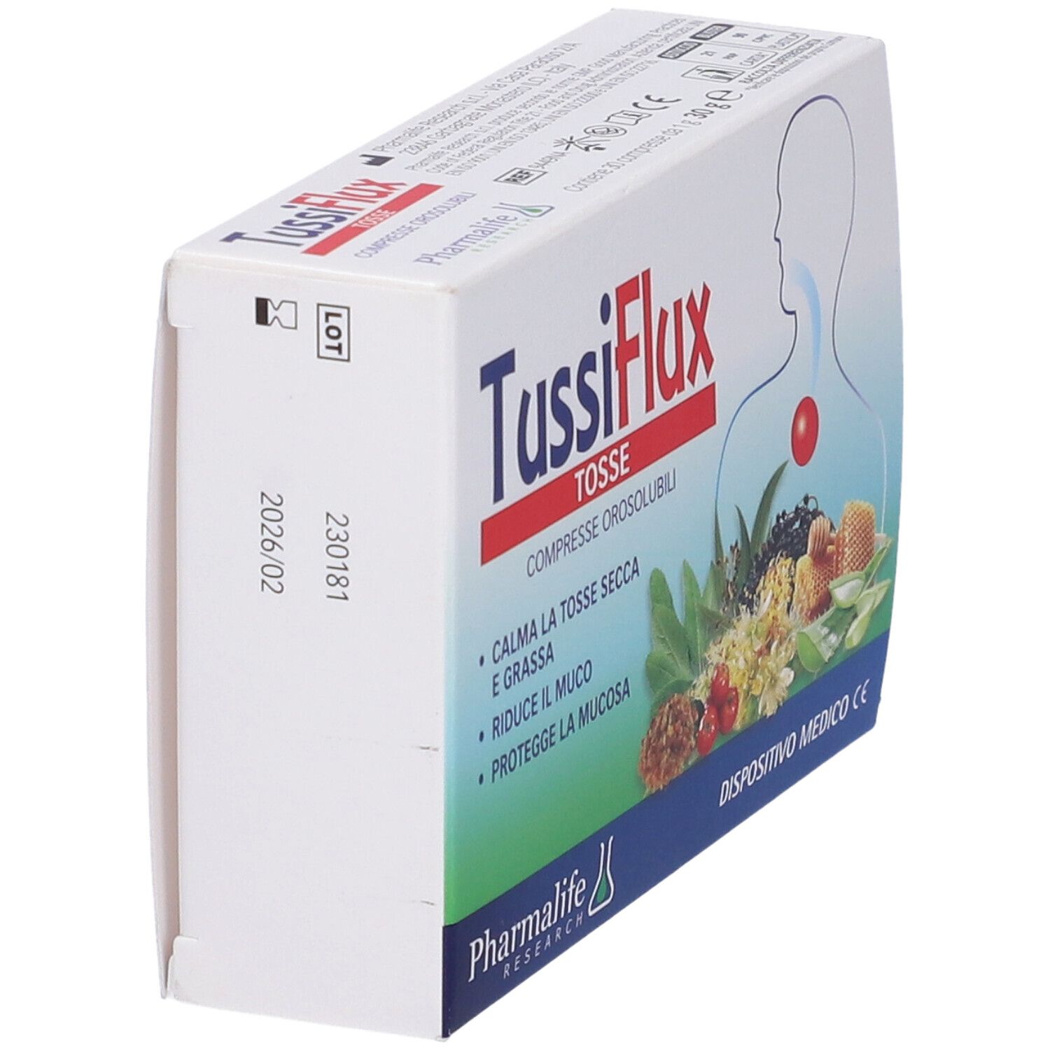 Tussiflux Tosse 30 Compresse Orosolubili Dm