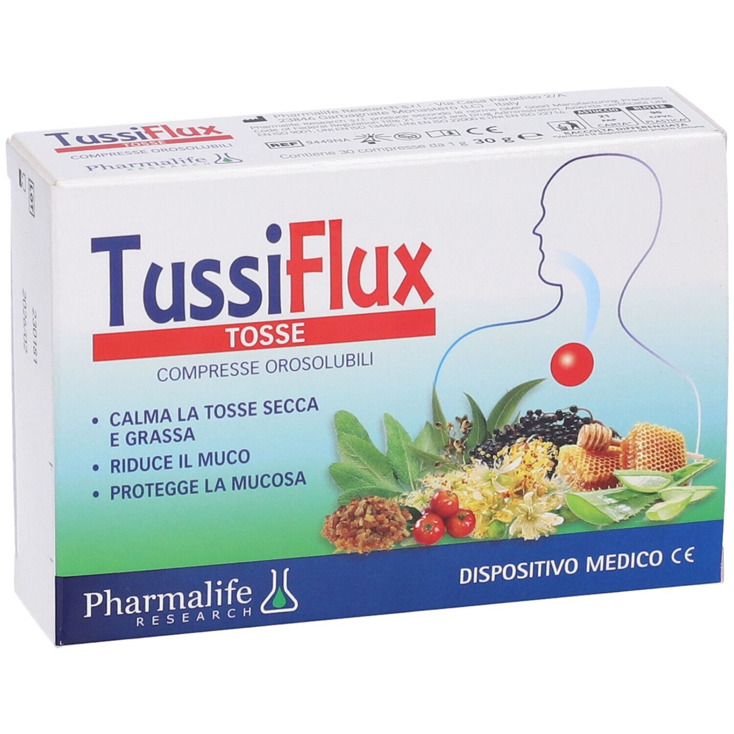 Tussiflux Tosse 30 Compresse Orosolubili Dm