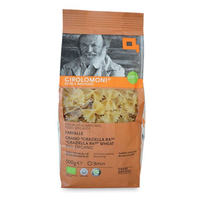 Girolomoni Graziella Farfalle Integrali Trafiloate Al Bronzo 500 G