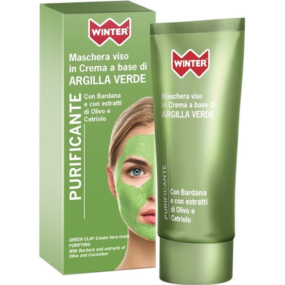 Winter Argilla Verde Purificante Maschera Viso