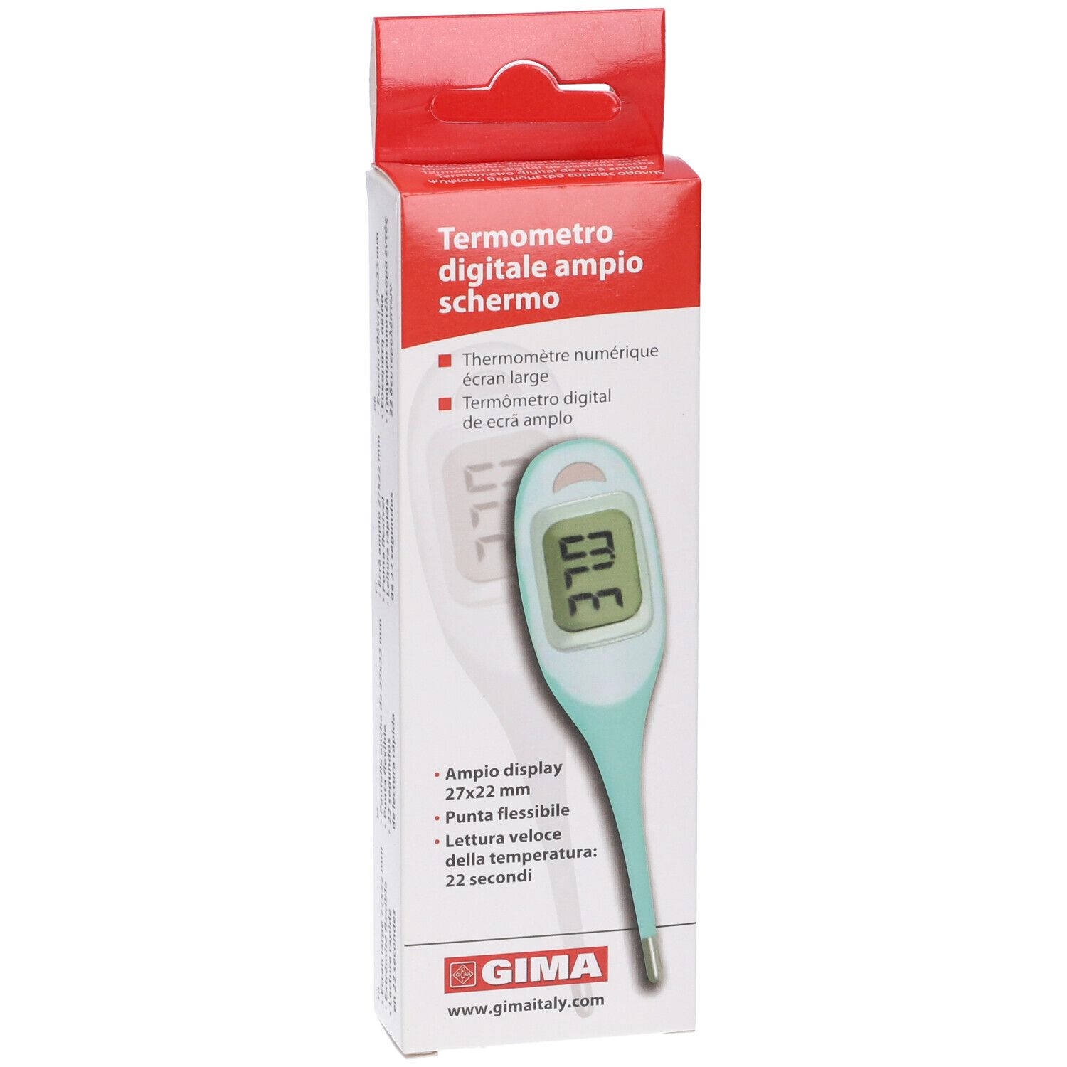 GIMA Termometro Digitale Gima Ampio Schermo - Scatola