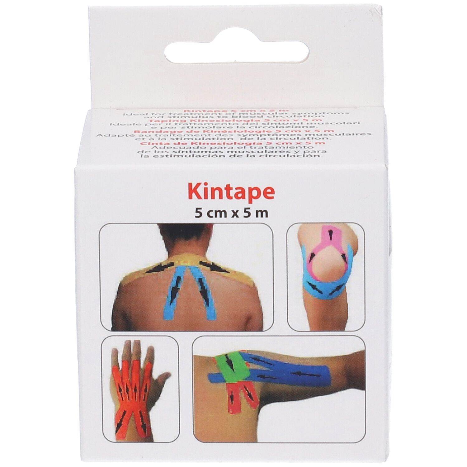 GIMA Taping Kinesiologia 5 M X 5 Cm - Nero