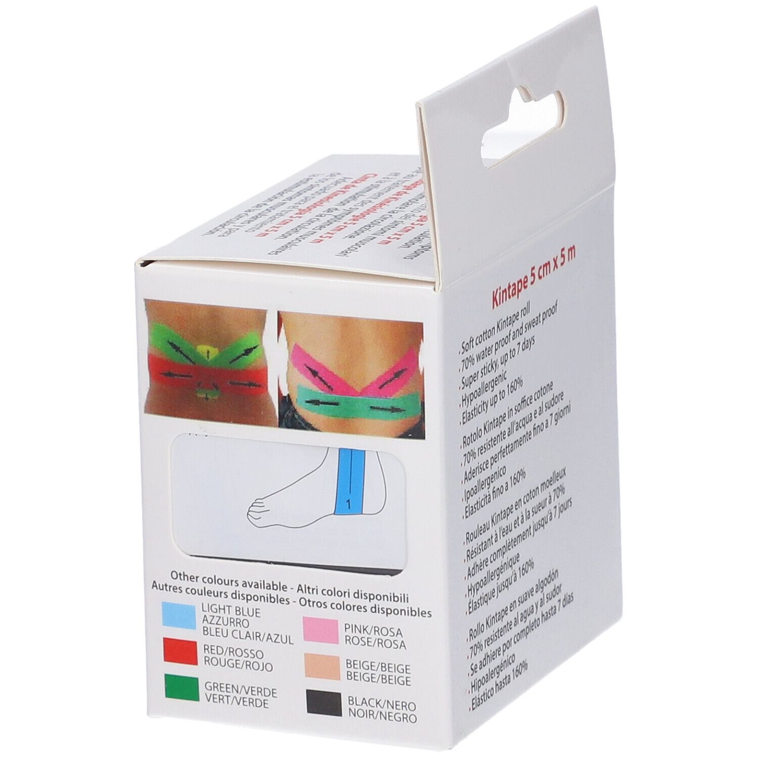 GIMA Taping Kinesiologia 5 M X 5 Cm - Azzurro