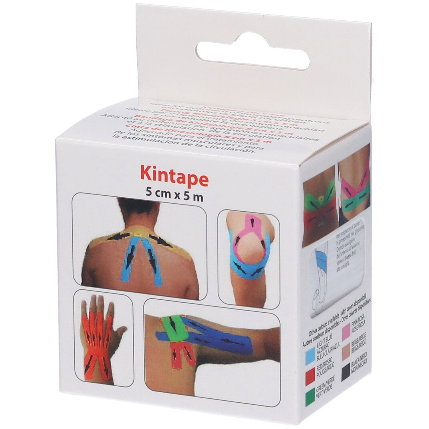 GIMA Taping Kinesiologia 5 M X 5 Cm - Rosa