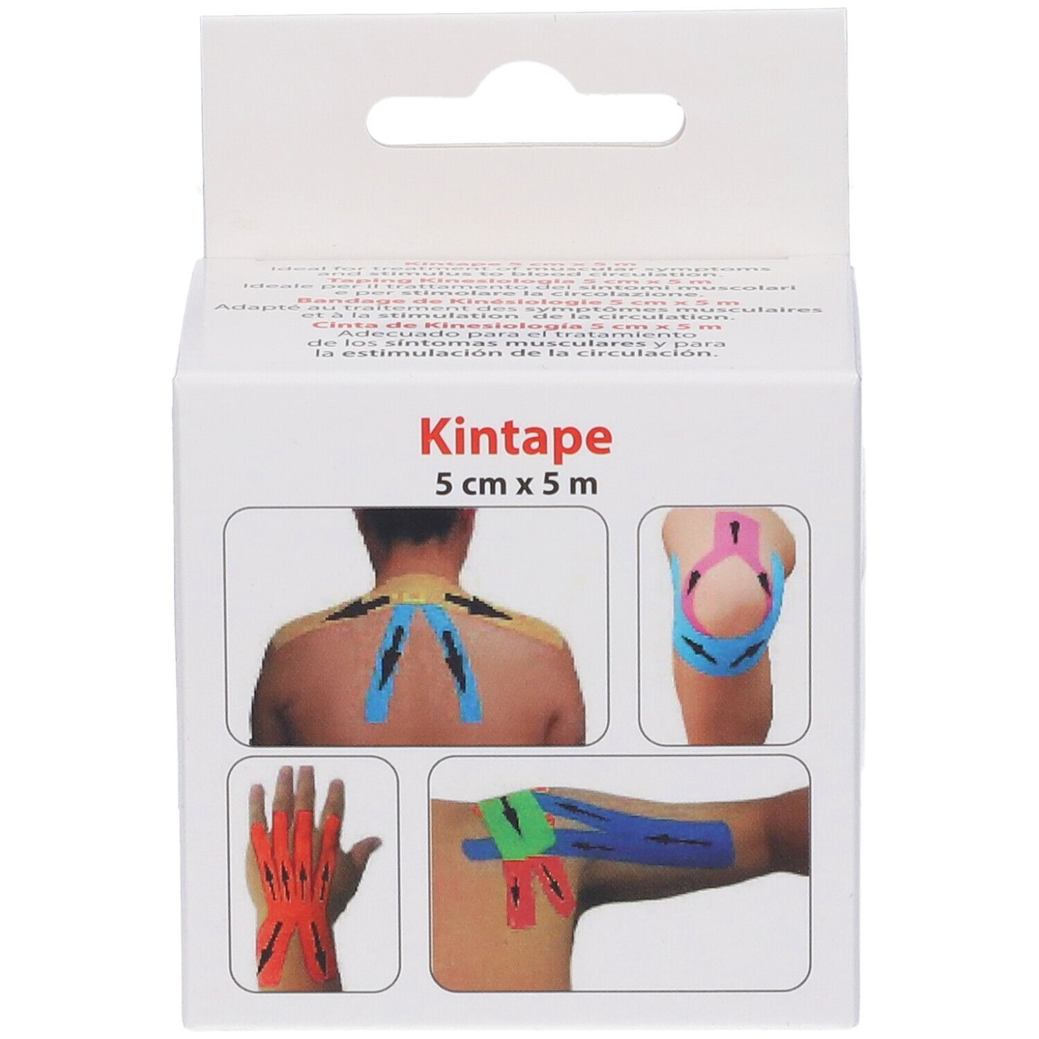 GIMA Taping Kinesiologia 5 M X 5 Cm - Rosa
