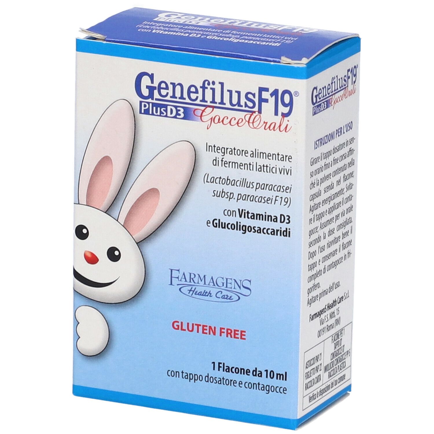 Genefilus F19 Plus D3 Gtt 10Ml