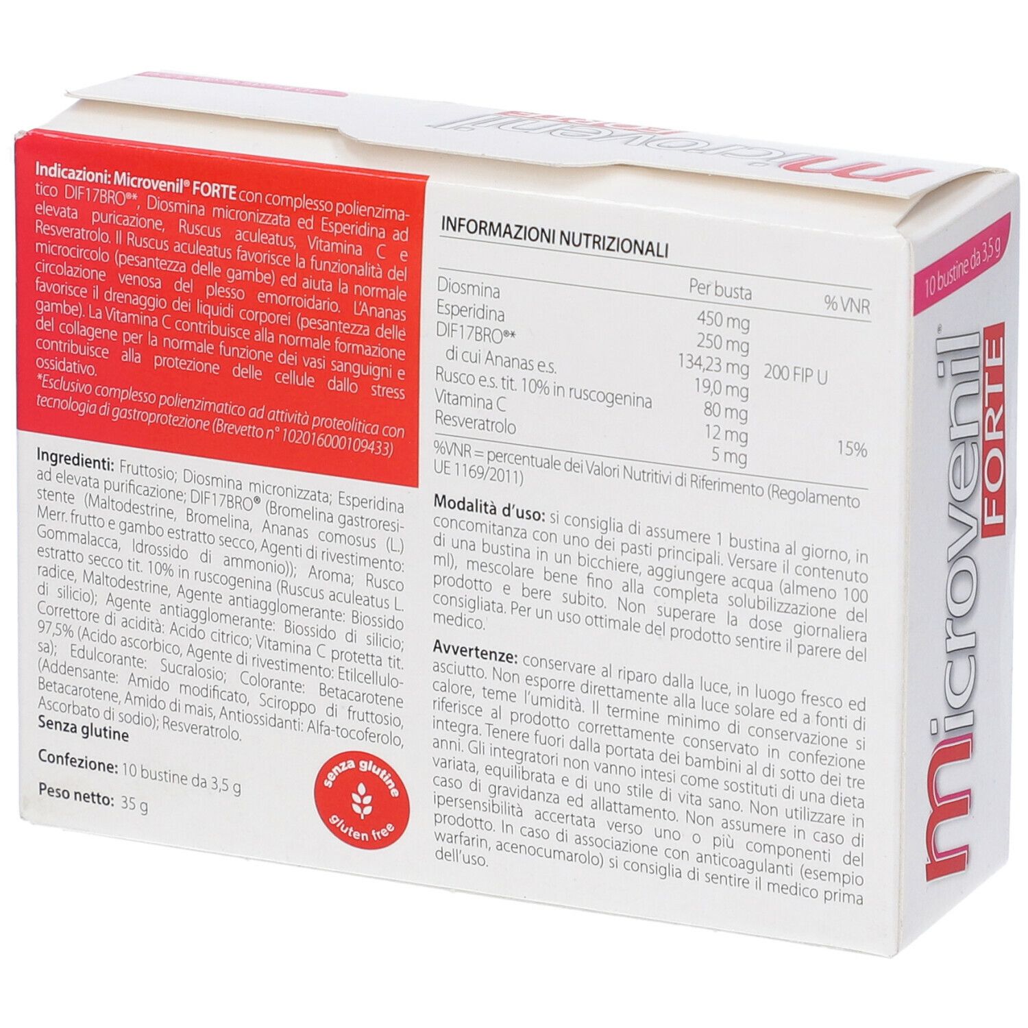 Microvenil Forte 10 Bustine